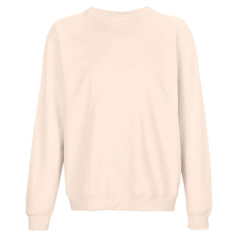 SOLS Unisex Adult Columbia Crew Neck Sweatshirt / Creamy Pink